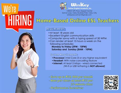 homebased esl teacher hiring|ESL Teacher Home Based Work, Jobs .
